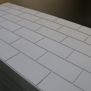 Block Effect Wall Panelling – Split Profile Edge