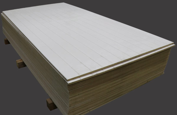 Vee-90 Wall Panelling - 101.6mm Centres - Split Profile Edge