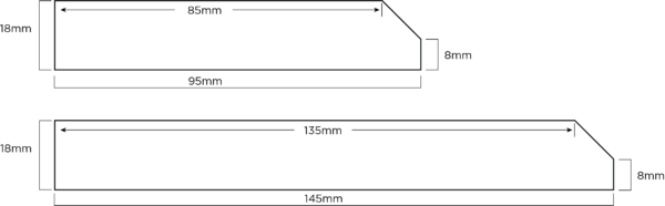 Bevel Edge MDF Skirting Board - Image 2