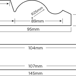 Ogee MDF Skirting Board