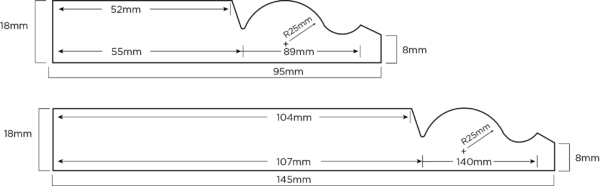 Ogee MDF Skirting Board - Image 2