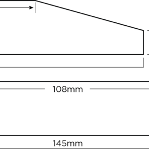 Square Chamfer MDF Skirting Board
