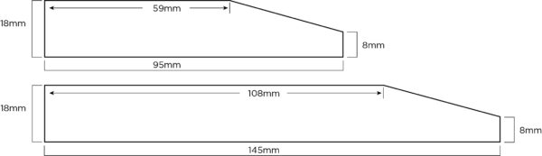 Square Chamfer MDF Skirting Board - Image 2